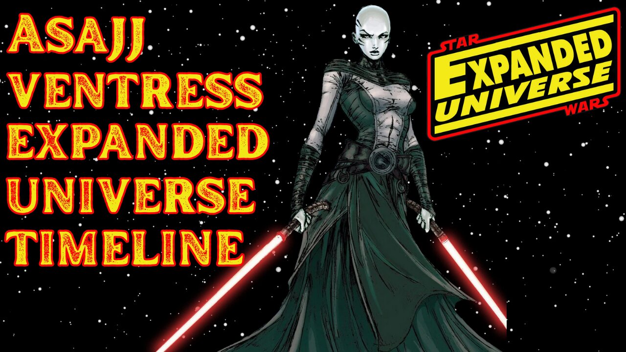 Asajj Ventress Full Expanded Universe (EU) Story Arc Timeline