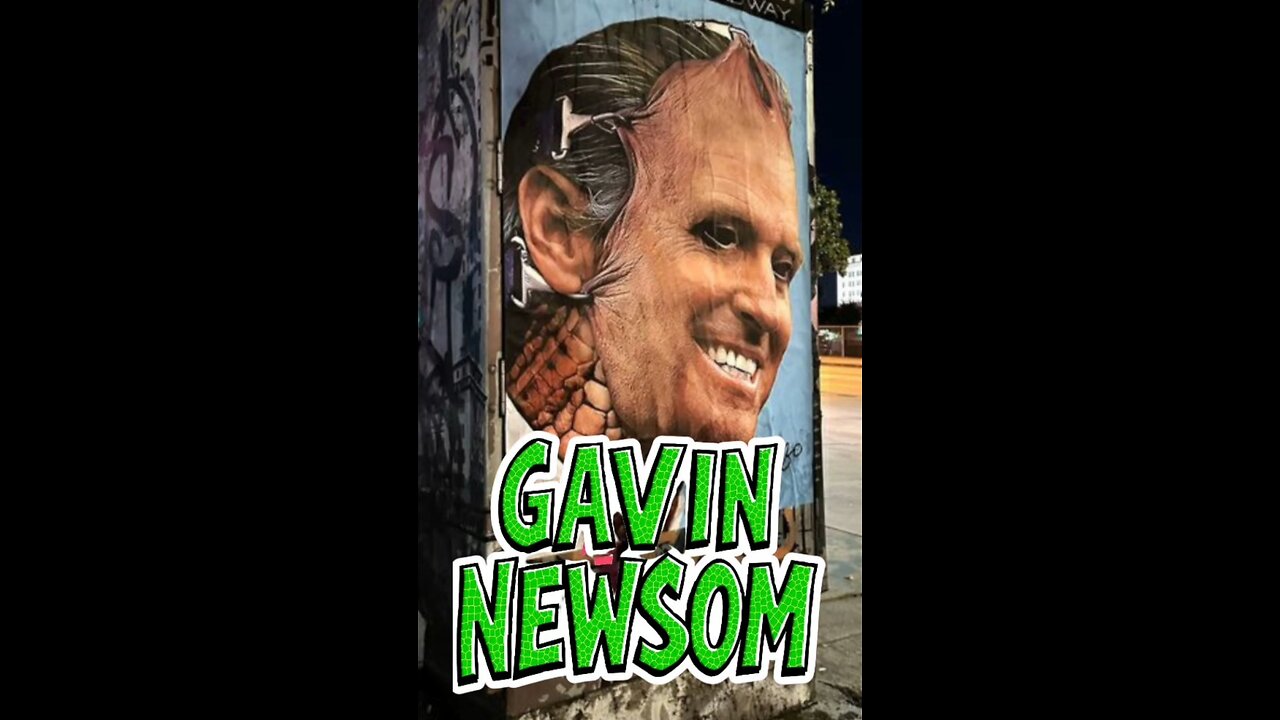 Gavin Newsom - Look At His Pupils