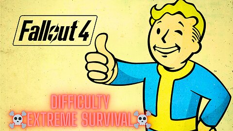Fallout 4 | Extreme Survival Difficulty ☠ | Naked 😨 | Fists Only 👊 | With Parry 🛡 🤣 - Day 1