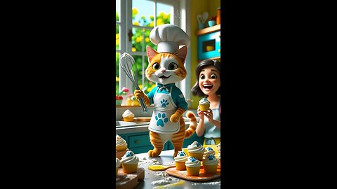 cat cooking 🍳🍳🍳#cook #cat