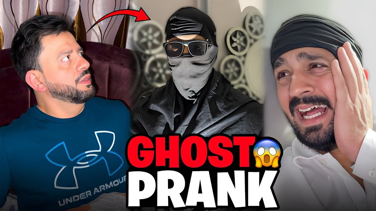 Most Awaited Ghost Prank on Ali Bhai😂Serious Chapair par gai😭
