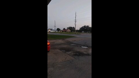 Ambulance leaving wreck on Hwy 425 passing by Mike's Place in Star City, Arkansas