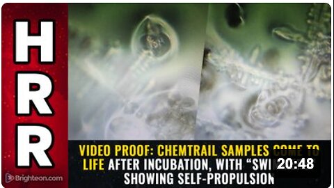 VIDEO PROOF: Chemtrail samples COME TO LIFE after incubation, with “swimmers” showing self-propulsion