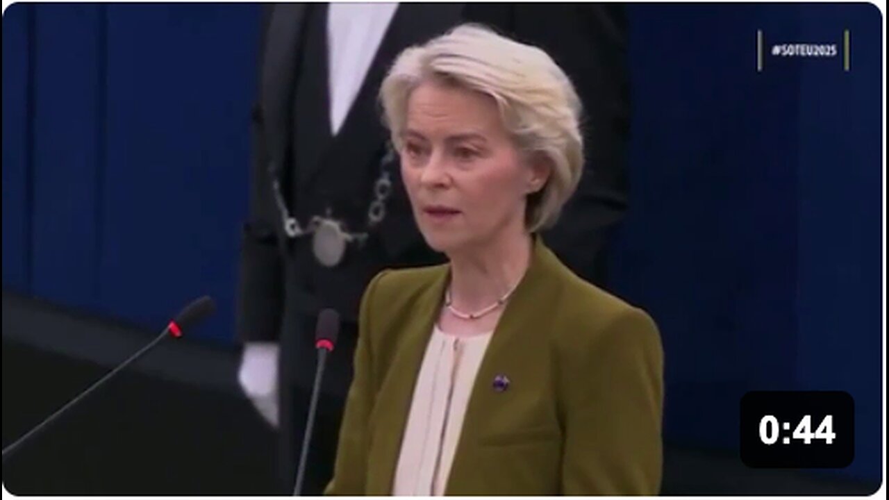 Ursula von der Leyen : "Battle lines for a New World Order based on power are being drawn right now."