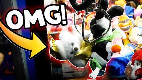 INSANE DOUBLE WIN AT THE CLAW MACHINE!