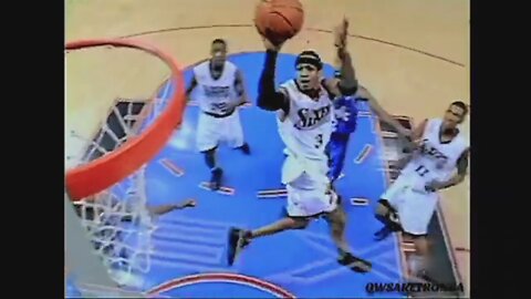 Allen Iverson 39 Points 10 Ast 3 Stl Vs. Magic, 2001-02.