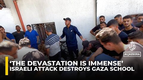 Israeli strike destroys UN school sheltering displaced in Gaza City, kills six including children