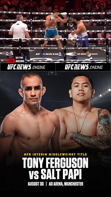 BREAKING: Tony Ferguson is set to face Salt Papi for the Misfits Boxing Interim Middleweight Title