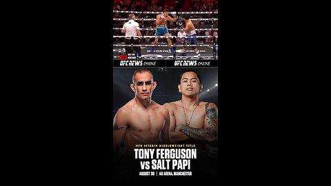BREAKING: Tony Ferguson is set to face Salt Papi for the Misfits Boxing Interim Middleweight Title
