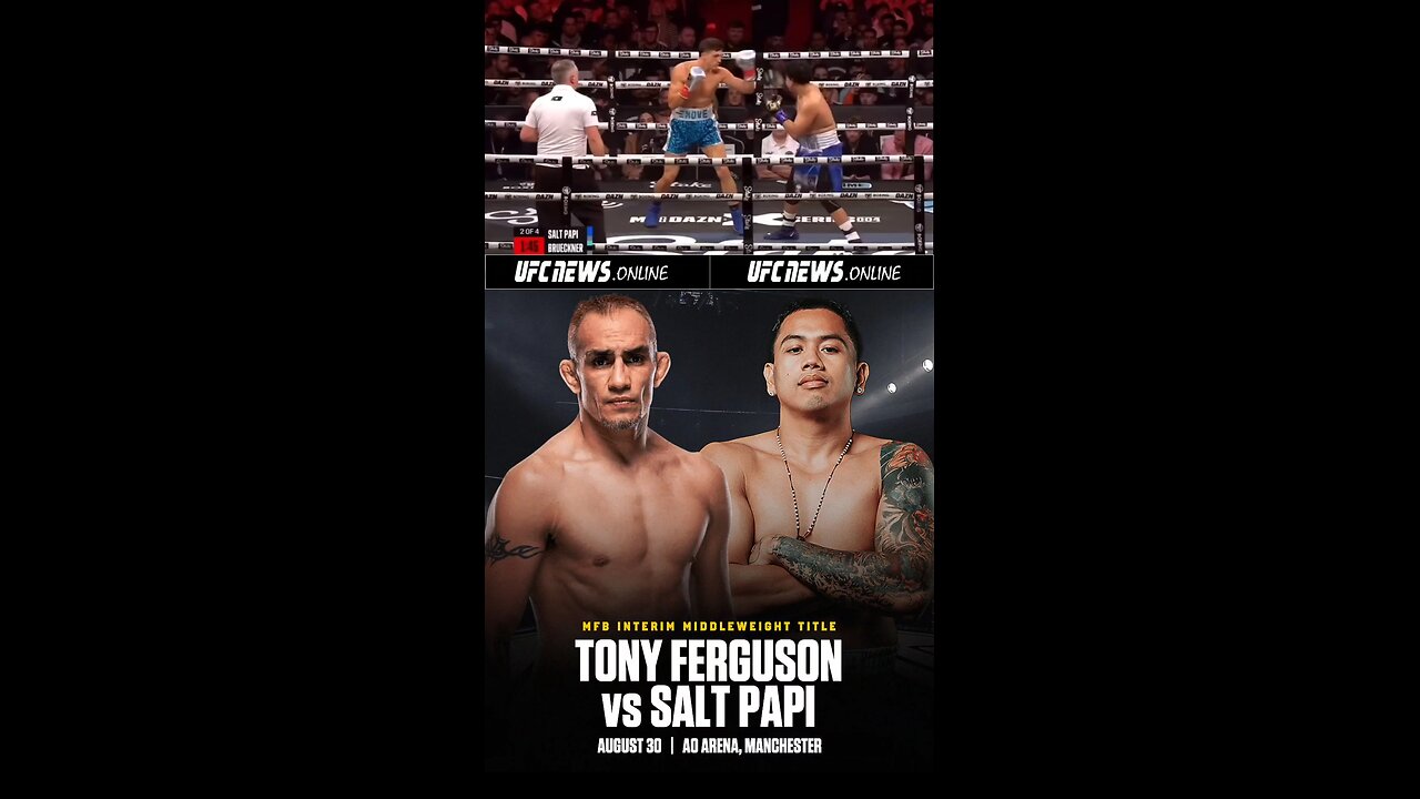 BREAKING: Tony Ferguson is set to face Salt Papi for the Misfits Boxing Interim Middleweight Title