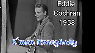 Eddie Cochran Rocks "C'mon Everybody" Live on Beechnut Show (1958) Vintage Rockabilly Gold