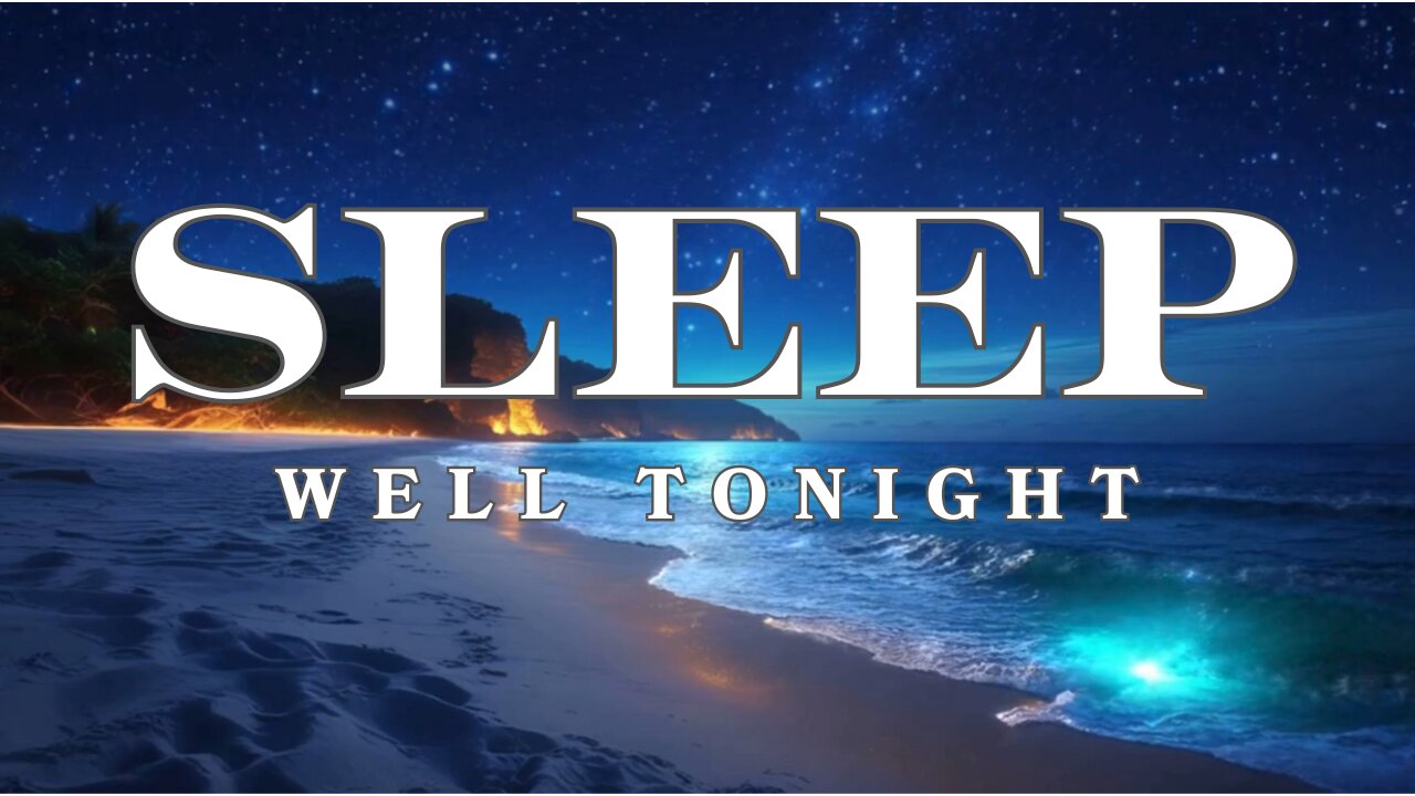 Fall Asleep Fast with Deep Sleep Relaxation Under Starry Night