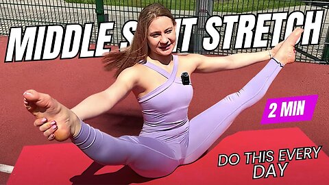 2-Minute Middle Split Stretch = Crazy Flexibility Boost & Leg Strength | Do THIS Daily!