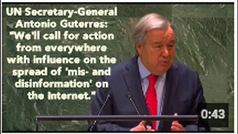 "Call for Global Action against Spread of Misinformation and Disinformation"