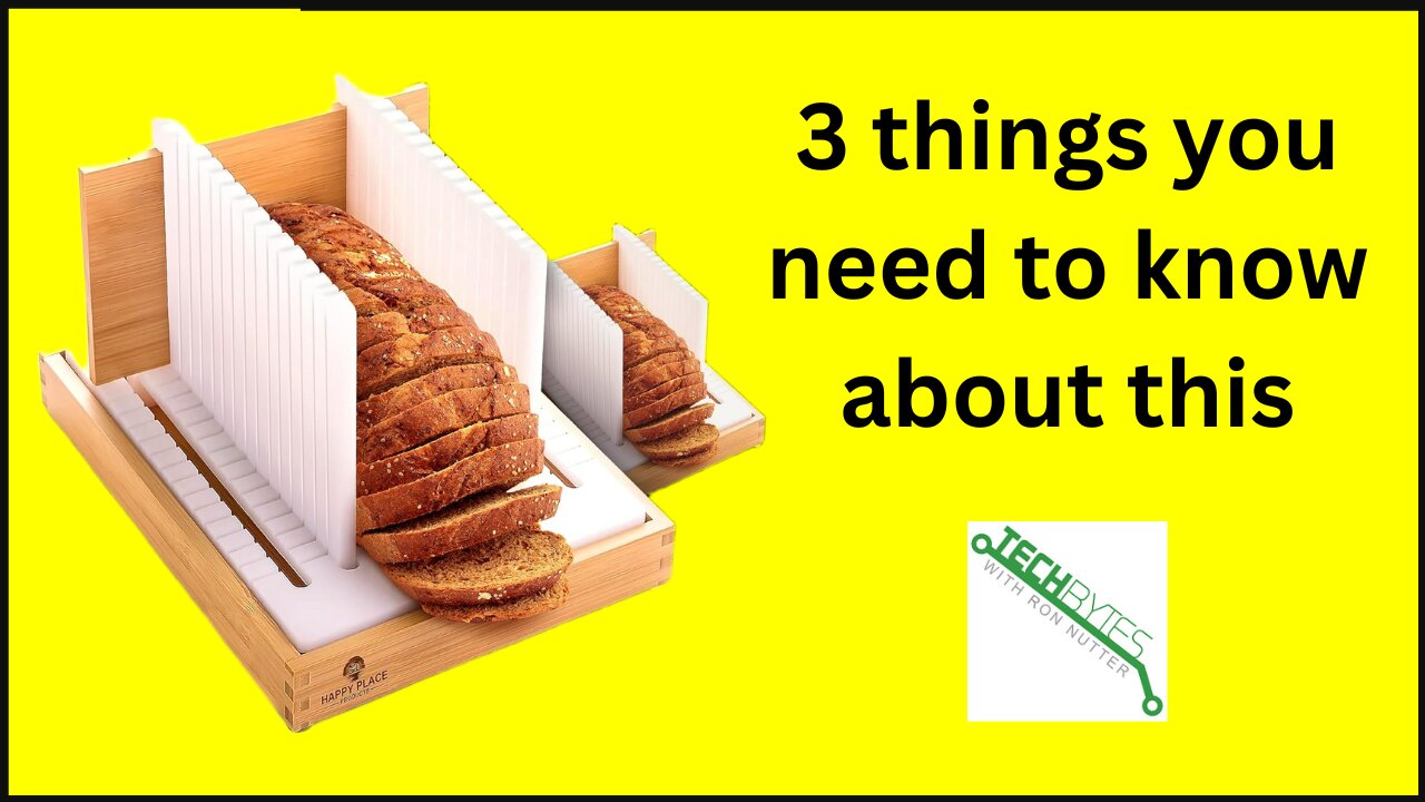 3 things to know about the Happy Place Products Bread Slicer