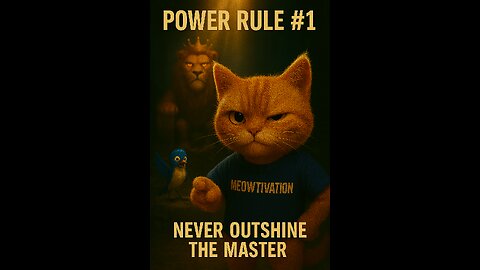 48 Laws of Power Explained with a Cat 🐱✨ (Rule #1)”