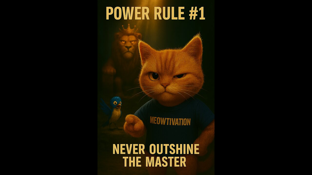 48 Laws of Power Explained with a Cat 🐱✨ (Rule #1)”