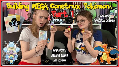 Building MEGA Construx Pokémon: Charmander + Squirtle Line Part 1