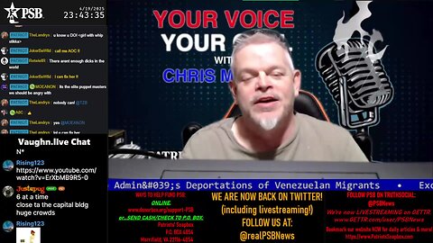 2025-04-19 23:39 EDT - Your Voice, Your Call: with Chris Moore