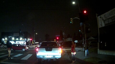 Commuting through South Los Angeles on Saturday Night