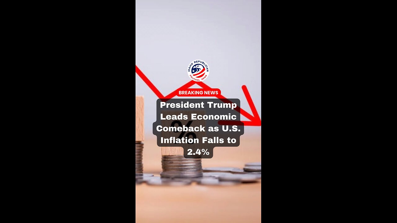 USA Inflation Drops 2.4%