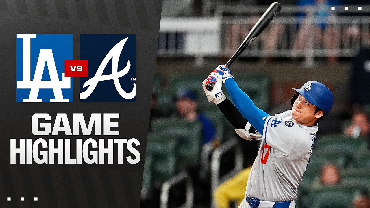 Dodgers vs. Braves Game Highlights