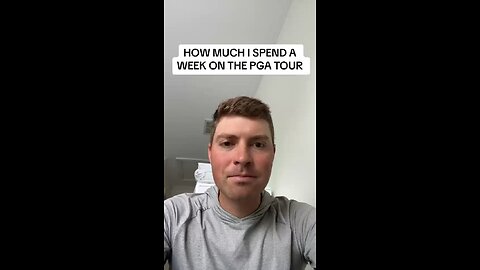 Pro Golfer, Ben Griffin breaks down his weekly expenses playing on the PGA tour 👀