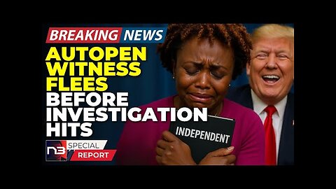Breaking: Autopen Investigation Has White House Terrified - Key Witness Just Fled The Party