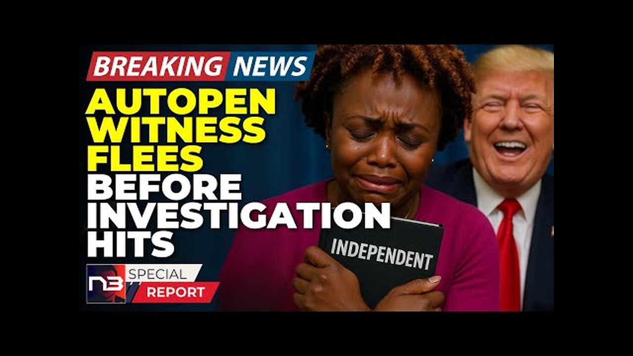Breaking: Autopen Investigation Has White House Terrified - Key Witness Just Fled The Party