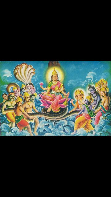 ⚡ The Ocean of Treasures & The Rise of Goddess Lakshmi 🌊🌺