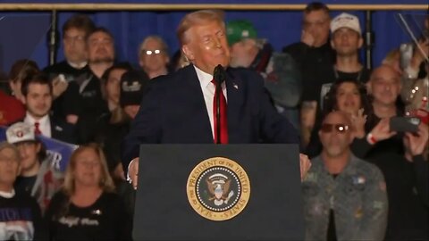 🚨 Trump begins remarks in Pennsylvania