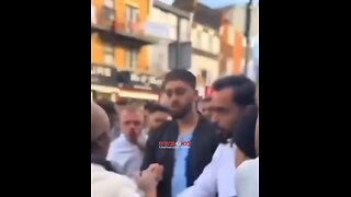 White British citizen attacked by a mob of Muslim immigrants. This Is Islam!