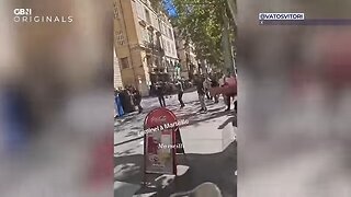 WATCH: Migrant stab attacker leaves 5 victims 'seriously wounded' as police 'neutralise' suspect