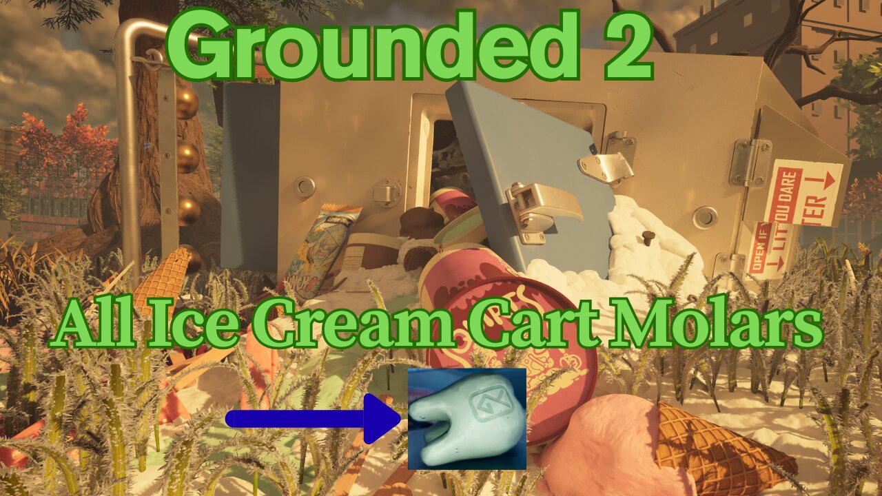 Grounded 2: Where to find all of the Ice Cream Cart Milk Molars!