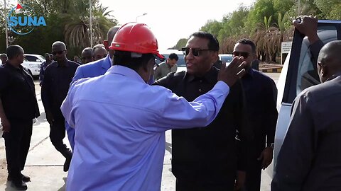 First visit to Khartoum, Kamel Idris inspects the extent of the destruction at the Jaili refinery.