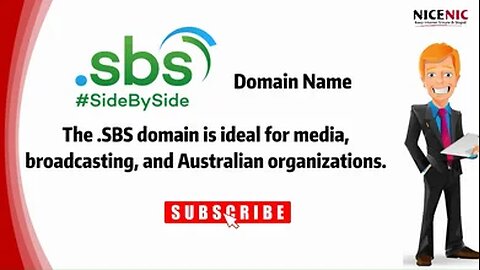 Cheap .SBS Domain Name: Ideal for media, broadcasting, and Australian organizations.