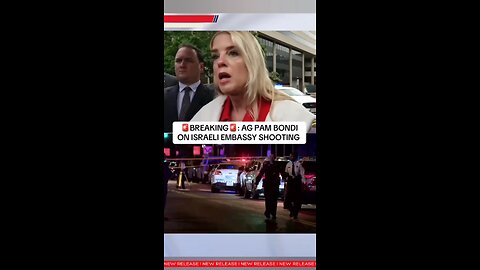 AG Pam Bondi reacts to Israeli Embassy staff killing. #PnDmart #japdmedia #israel #news #bondi