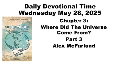 Daily Bible Study May 28, 2025 