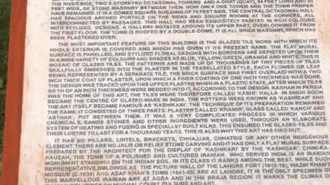 Chini Ka Rauza Agra | The Unique Persian-Style Tomb of Glazed Tiles