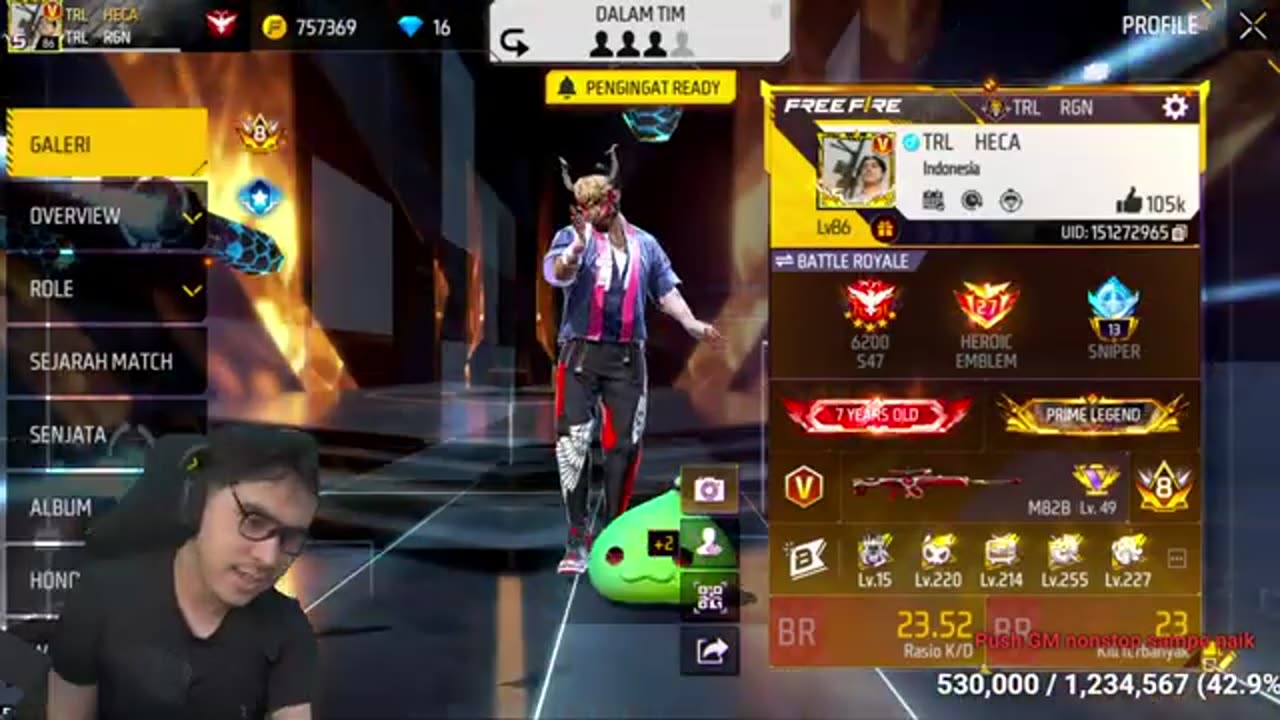 The fun of playing Garena Free Fire Ep261