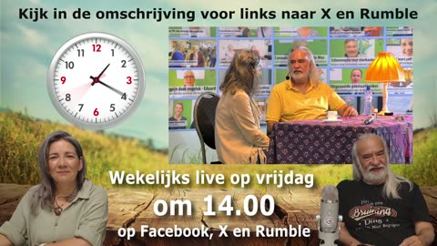 Iedere vrijdag om 14.00 gaan we live!