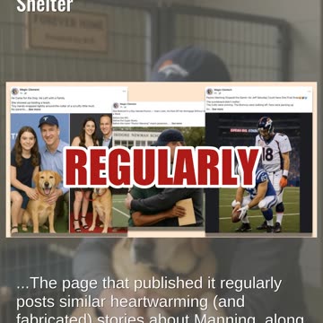 Fact Check: Peyton Manning Did NOT Buy 'Maple Creek' Dog Rescue Shelter