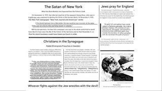1940 Der Sturmer article on lack of free speech in France & resistence to jews in Spain