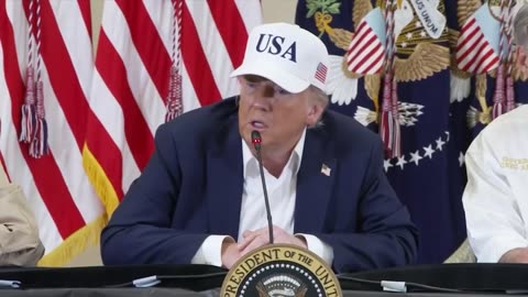 Trump brands reporter 'evil' for asking why Texas flood warnings didn't come sooner