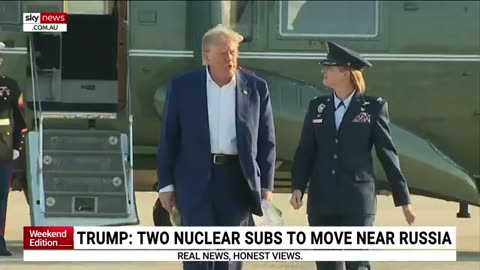 Trump announces two nuclear submarines to be moved near Russia