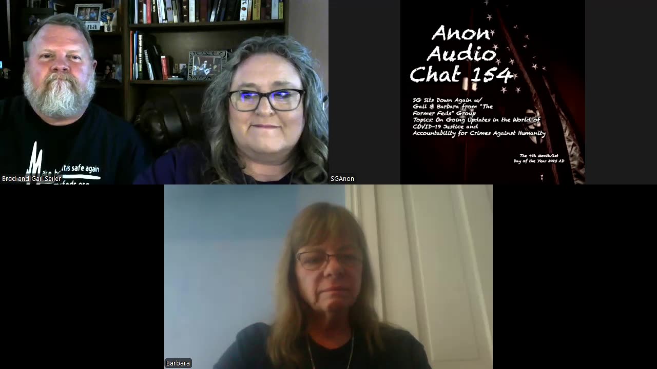 (4/2/2025) | AUDIO CHAT 154 | SG Sits Down Again w/ the Former Feds Group: Persecution, Lawfare, and Ongoing Crimes Against Humanity