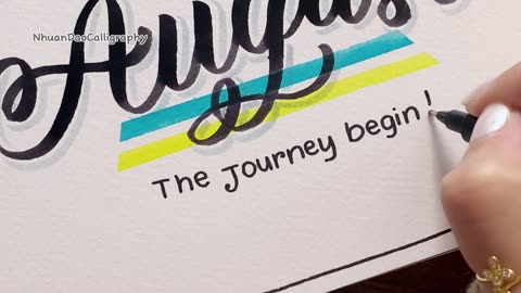 Simple & Easy Bullet Journal Cover Page Idea | Notebook Decoration | Bujo Cover #2