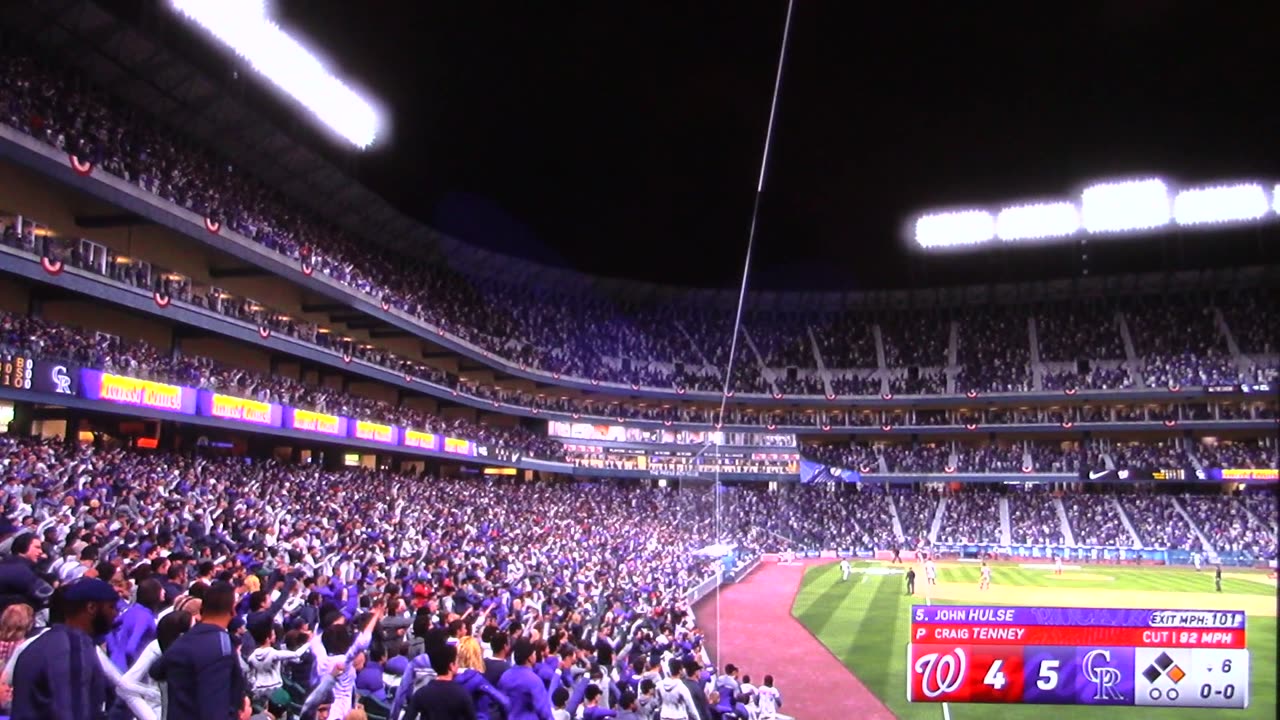 MLB The Show: Colorado Rockies vs Washington Nationals (S12 NLCS G2)
