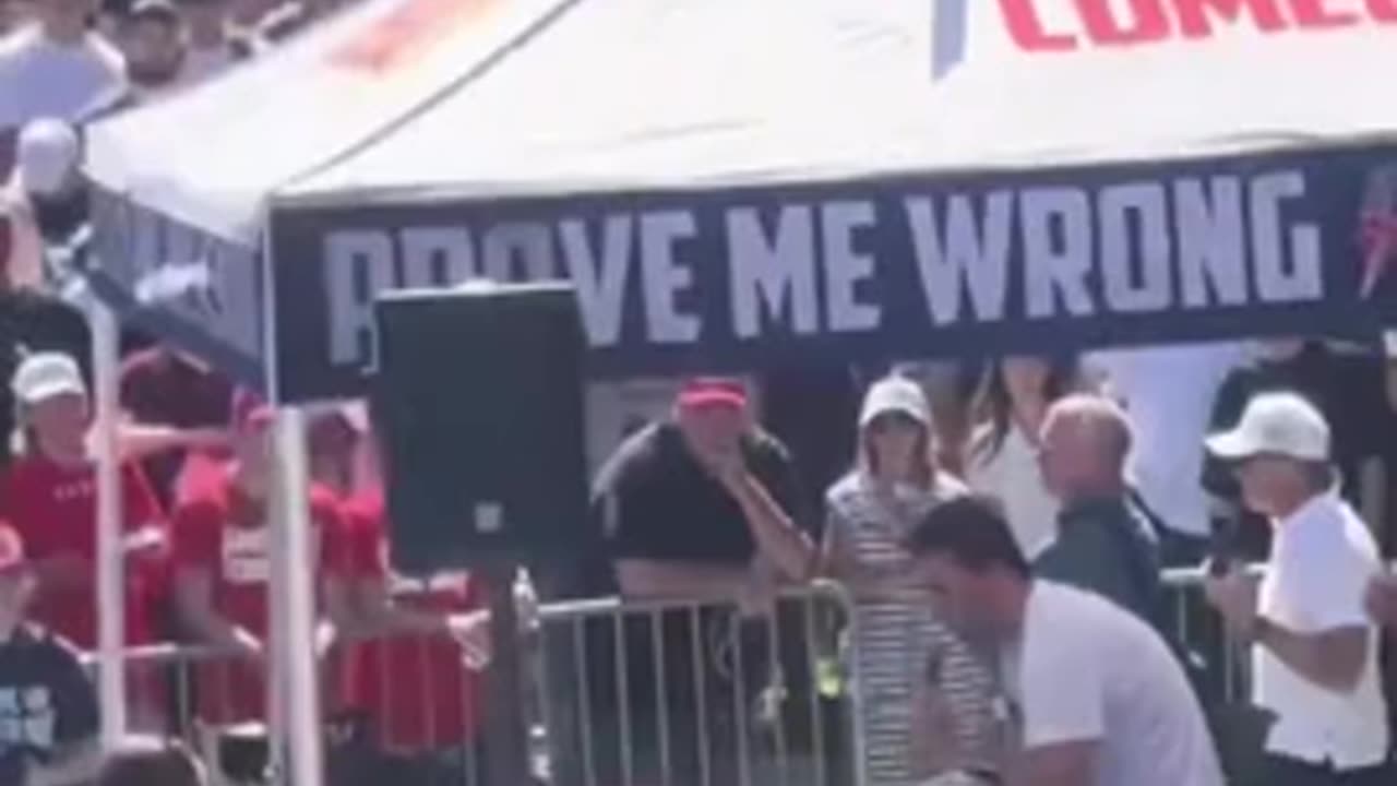 Close Up Angle of Charlie Kirk Getting Shot in the Neck