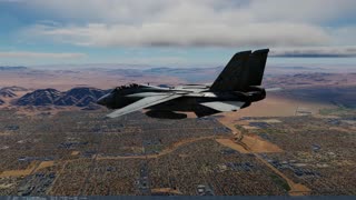 Nellis approach and landing after a successful 1v3 engagement